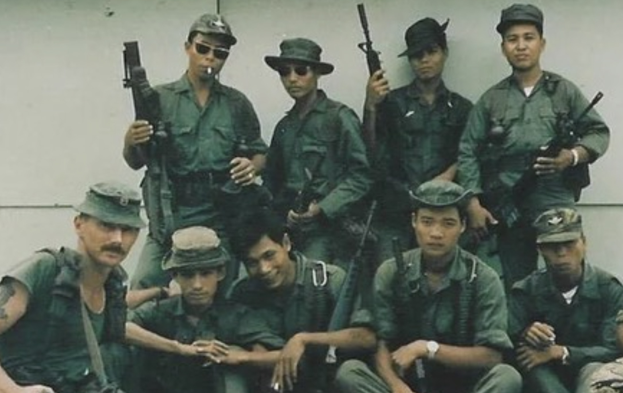 Green berets of Vietnam. 